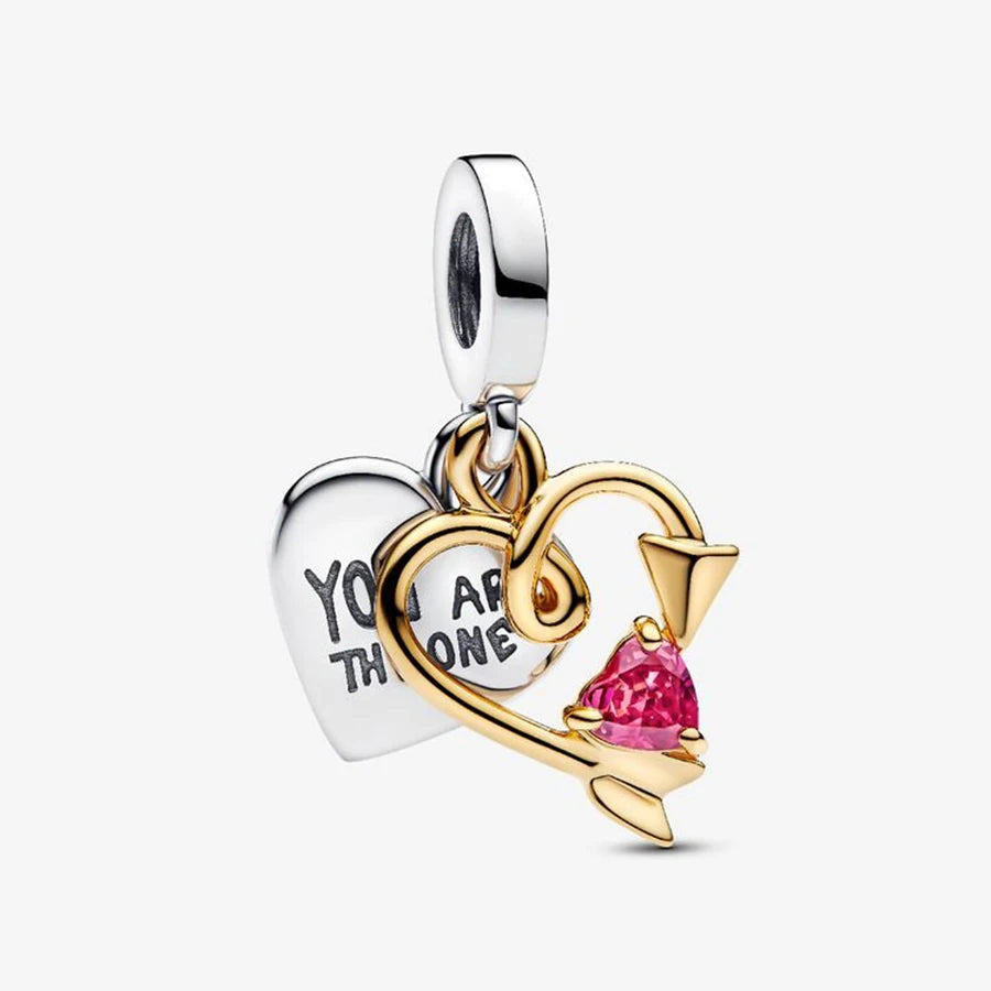 New 925 Silver Lucky Sparkling Love Cannibal Flower Beads Hot Selling Eternal Monster Gem Pendant Fashion DIY Charm Jewelry Gift