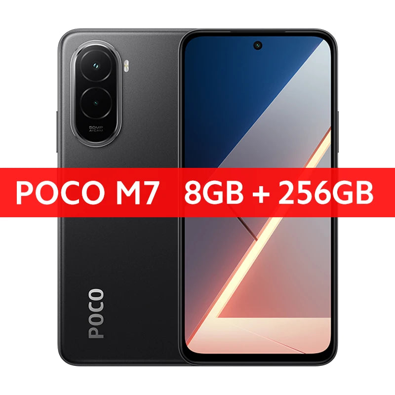 【World Premiere】POCO M7 Global Version Smartphone Snapdragon 685 7000mAh battery Immersive 6.9" FHD+ Display NFC 33W Charging