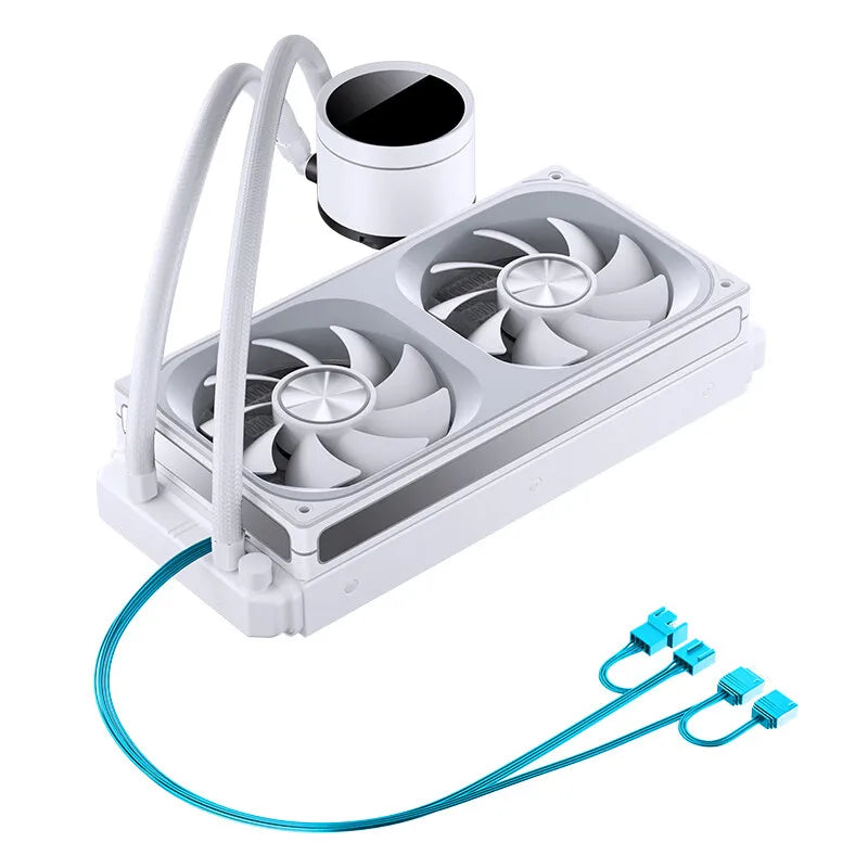 JONSBO TH-240 CPU Water Cooler Cold head digital display Integrated Water-cooled Radiator LGA1700 1851 1200 115X AM4 AM5