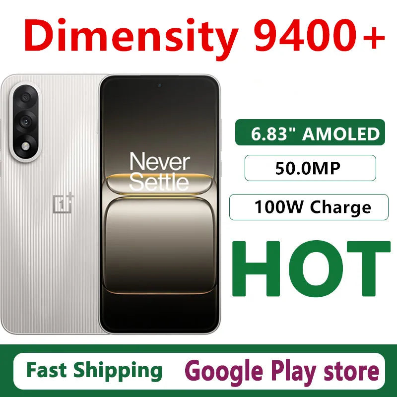 Original Oneplus Ace 5 Ultra Mobile Phone 50.0MP Camera 100W Charge 6700mAh Battery Face ID Dimensity 9400+ 6.83" AMOLED 144HZ
