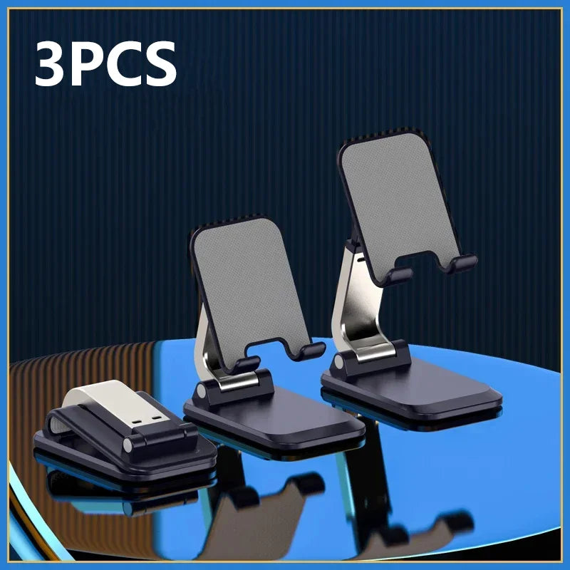Foldable ABS Desktop Mobile Phone Stand For iPad iPhone 13 X Smartphone Support Tablet Desk Cell Phone Portable Holder Bracket