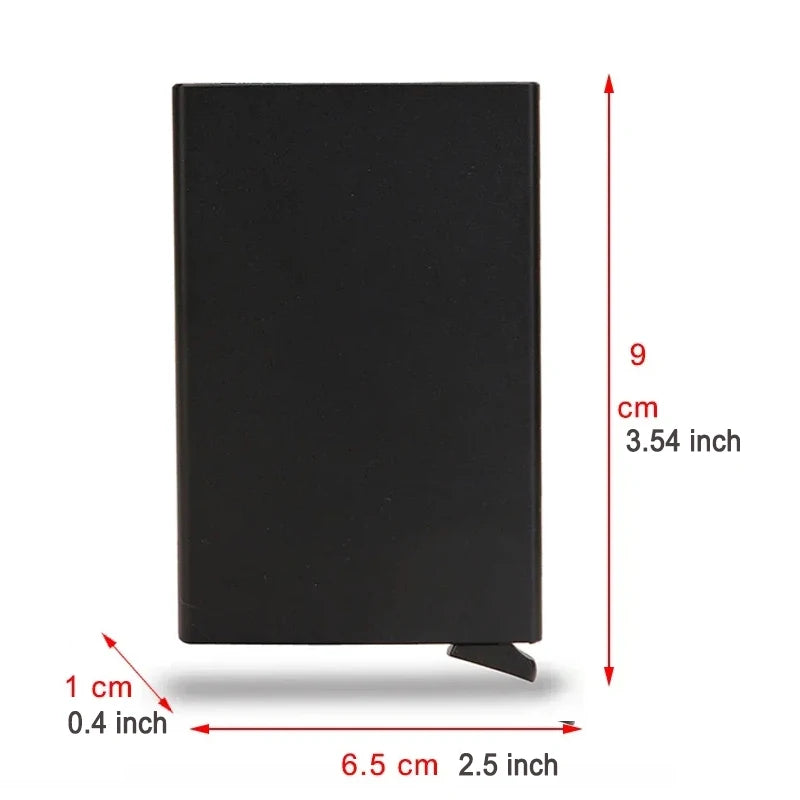 ID Bank Credit Card Holder Men's Wallet Anti Rfid Blocking Protected Magic Business Anti-theft Slim Thin Men Money CardHolder