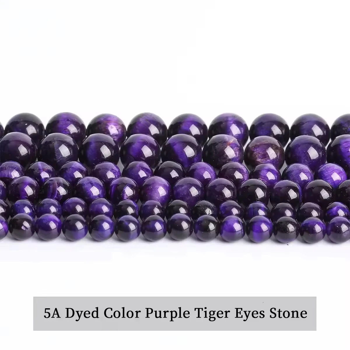 Natural Stone Yellow Red Blue Tiger's Eye Bead Round Loose Spacer Bead 4-12mm For Jewelry Making Diy Necklace Bracelet Accessoy