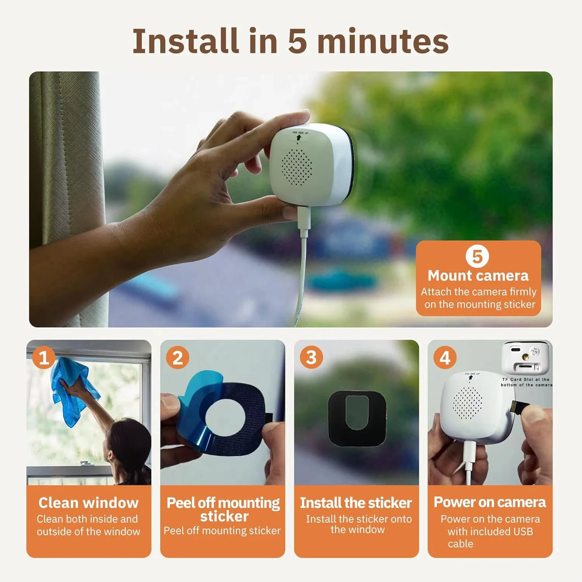 4K WiFi Camera Safety Monitor Mini 1080P HD Camcorders Indoors Night Version Video Intelligent Camera Security Protection NEW