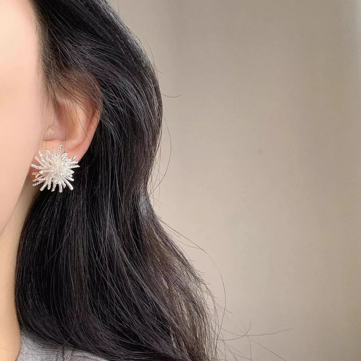 New 925 Sterling Silver Stud Earrings Golden Pretzel Clear CZ Geometric Punk For Women Girl Gift Jewelry Dropshipping Wholesale