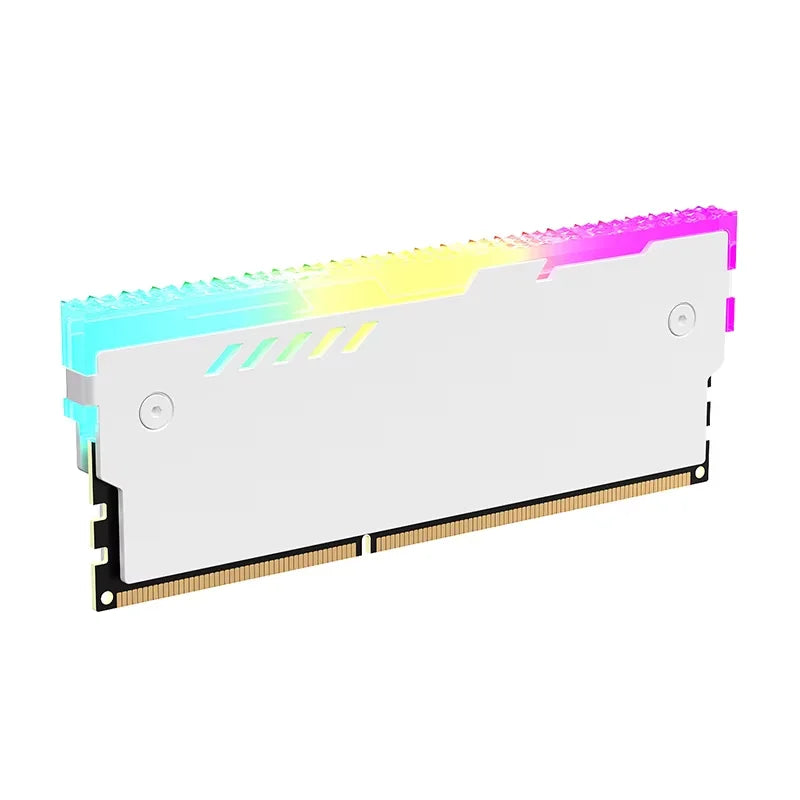 PC Memory Heatsink RM-1 RAM Cooling Vest 5V-3PIN ARGB RAM Heatsink Aura Sync for Desktop Computer Memory DDR3 DDR4 DDR5 DDR2