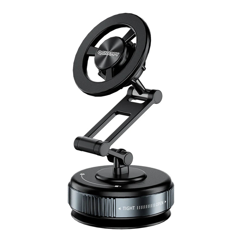 2025 New Car Magnetic Vacuum Adsorption Bracket 360° Rotating Desktop Wall Bathroom Vlog Portable Electric Sucker Holder