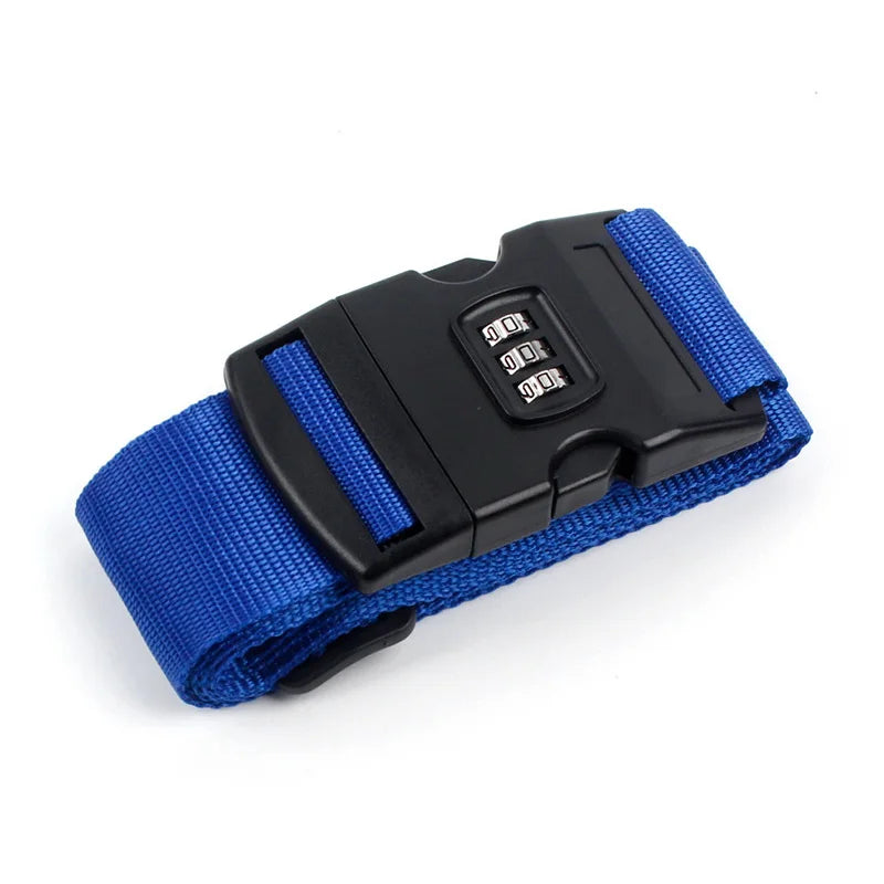 Luggage Strap Anti-theft Luggage Buckle Password Adjustable Bundling Packing Baggage Belt Suitcase Trunk Belts Bag Accessories