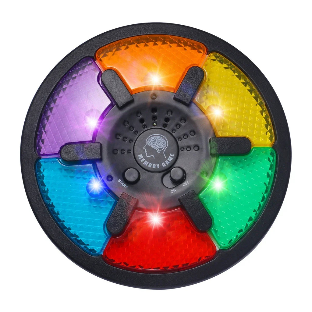 Memory Game Machine Handheld Electronic Memory Game with Light and Sound Puzzles Creative Interactive Game Toys Memory Training