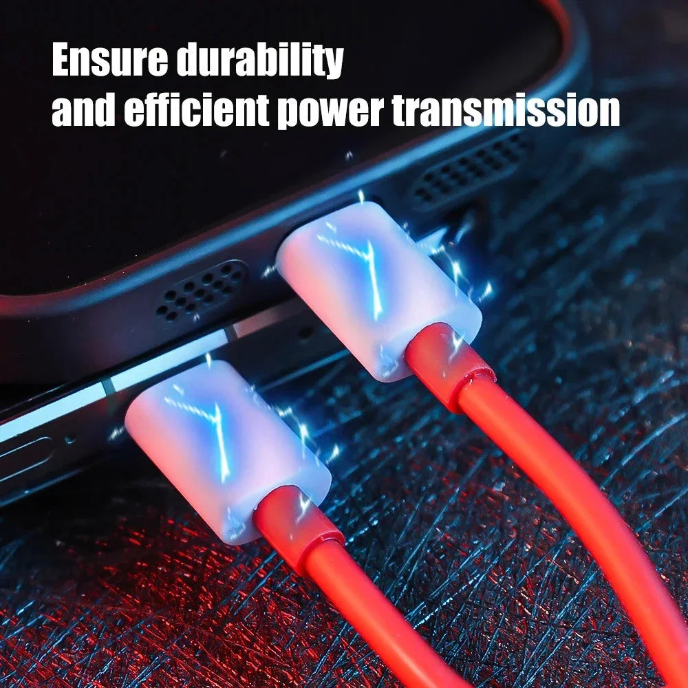 65W Fast Charging Data Cable Type C to Type C USB Mobile Phone Charge Wire For iPhone Samsung Xiaomi Huawei Quick Charge Cord