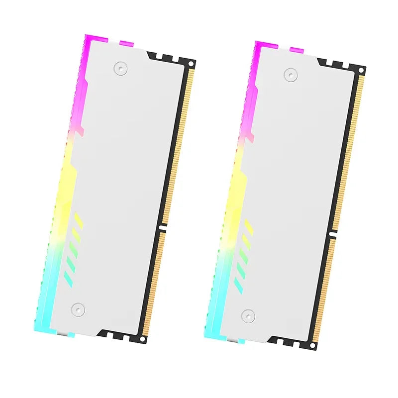 PC Memory Heatsink RM-1 RAM Cooling Vest 5V-3PIN ARGB RAM Heatsink Aura Sync for Desktop Computer Memory DDR3 DDR4 DDR5 DDR2