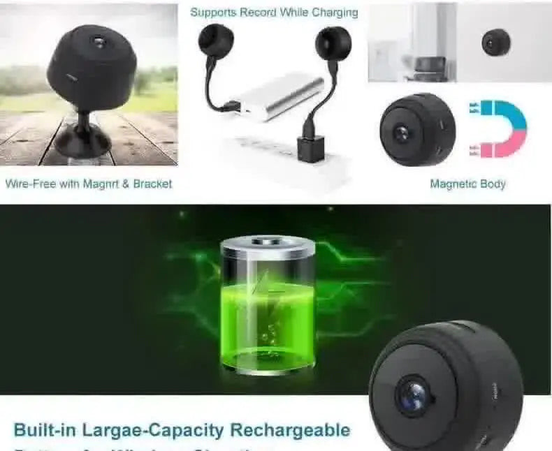 Mini Camera WiFi Wireless Monitoring Security Protection Remote Monitor Camcorders Video Surveillance Smart Home