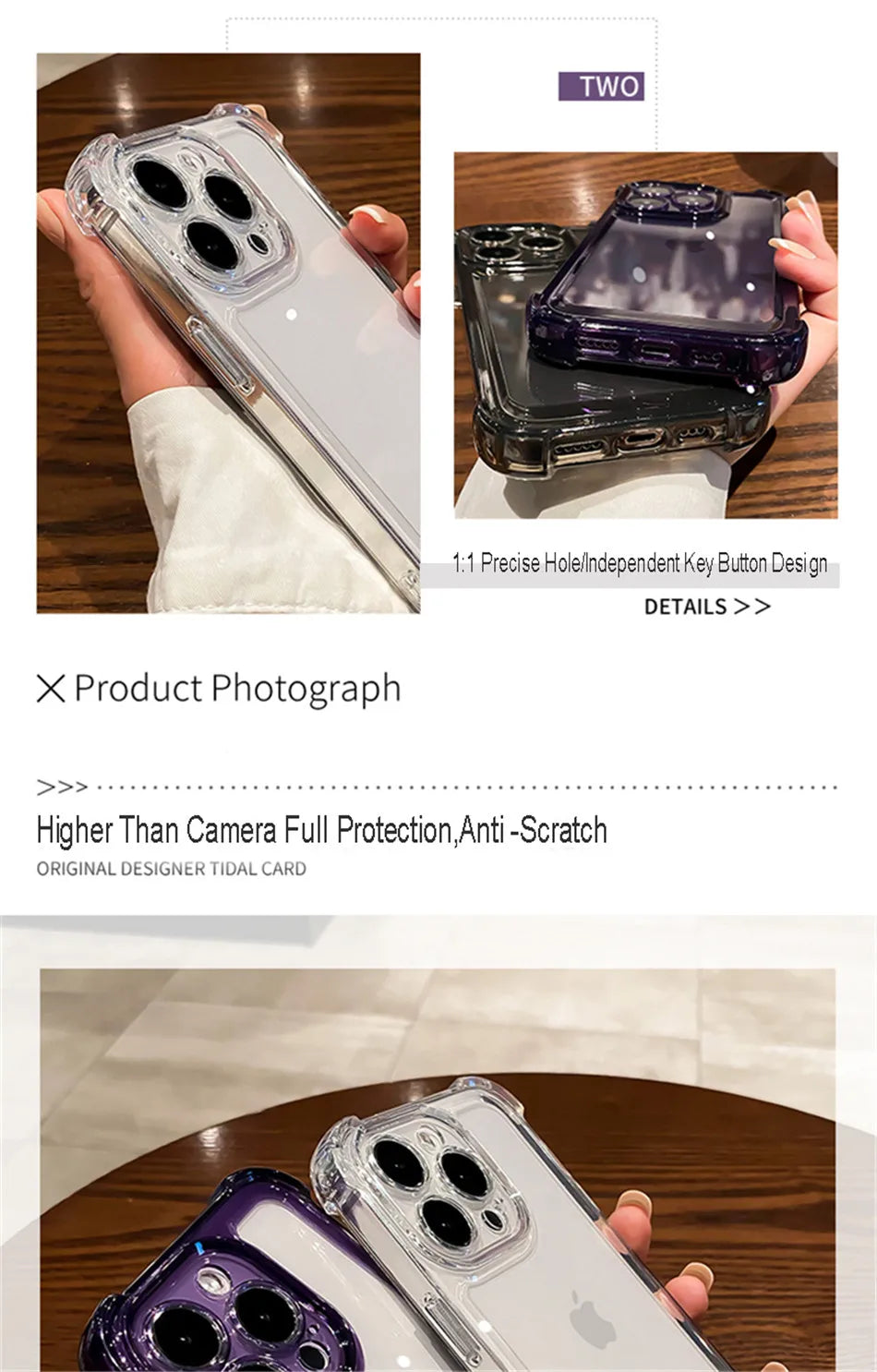 Luxury Shockproof Clear Phone Case For iPhone 15 14 13 12 11 Pro Max 14 15 Plus Silicone Bumper Transparent Hard Back Cover