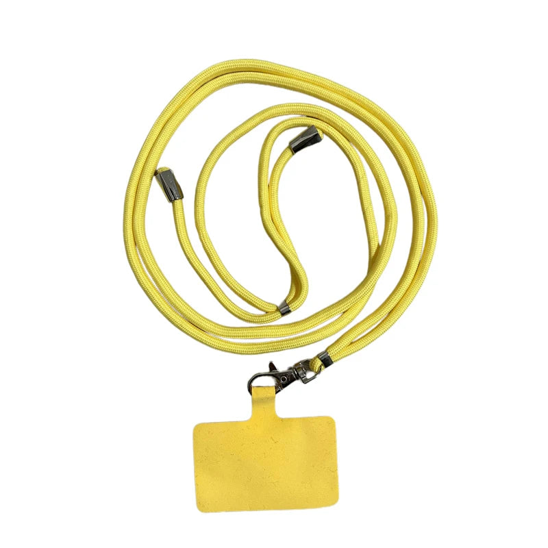 Soft Phone Lanyard Strap Patch For All Phone Cases Solid Color Household External Hanging Neck Freeing Hands And Preventing Loss