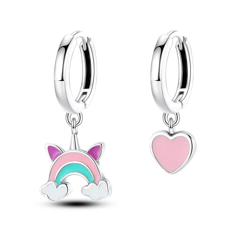 2024 NEW 925 Sterling Silver rectangular Hoop Earrings Inlaid Zircon Golden Earrings For Women Wedding Gift Luxury Jewelry