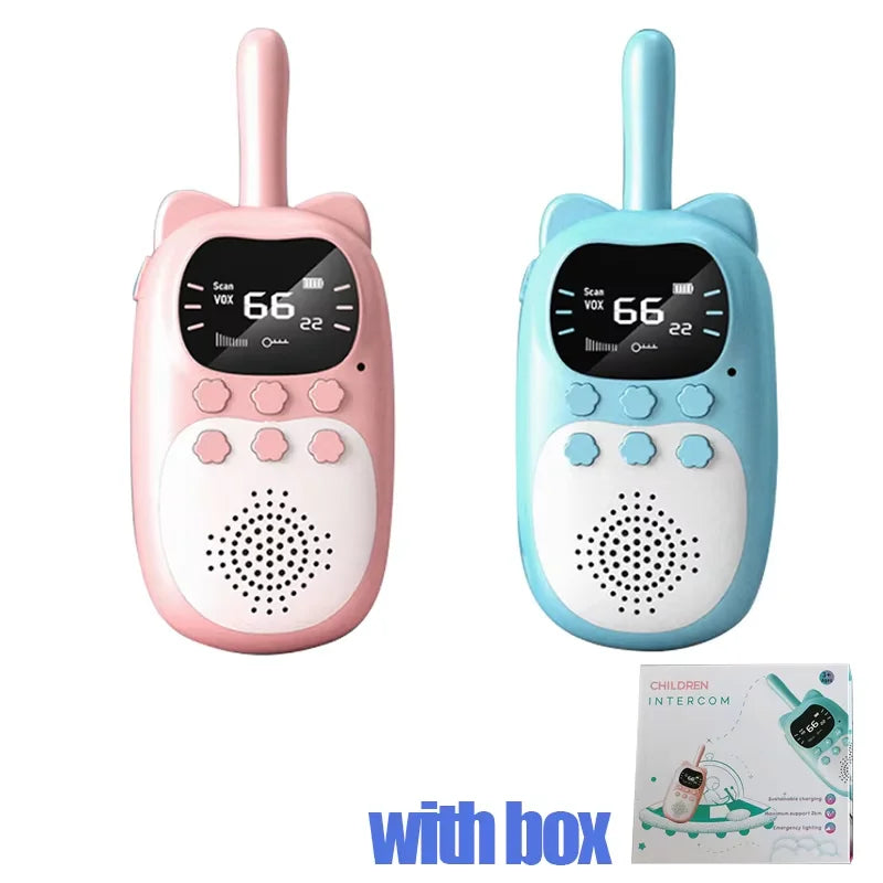 Kids Walkie Talkie Toy Student Wireless Parent-Child Outdoor Intercom with Long Battery Life Clear Communication Gift