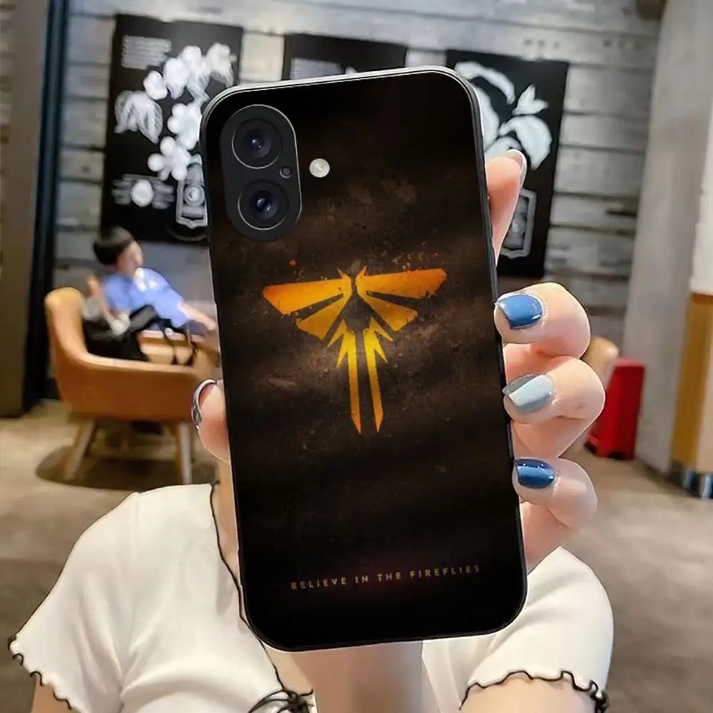 thelastofusES Phone Case For iPhone 16 15 14 13 12 11 X XR XS XSMAX 8 Plus Mini Pro Max Soft Black Phone Cover