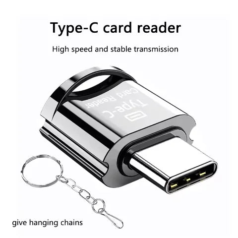 Type C To Micro-SD TF Adapter OTG Card Reader Mini Card Reader Smart Memory Card Reader For Phone Laptop