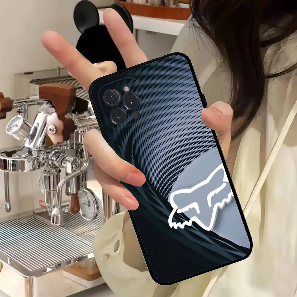 Motorcycle F-Foxes Soft Back Phone Cover Case For IPhone 17 16 Pro Max 15 12 11 16e 13 Mini 14 15 Plus