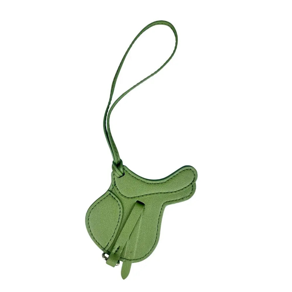 Equestrian Elegance Crafted Saddle Bag Charm - Statement Piece Made with Premium Thick PU Leather, Palmsize