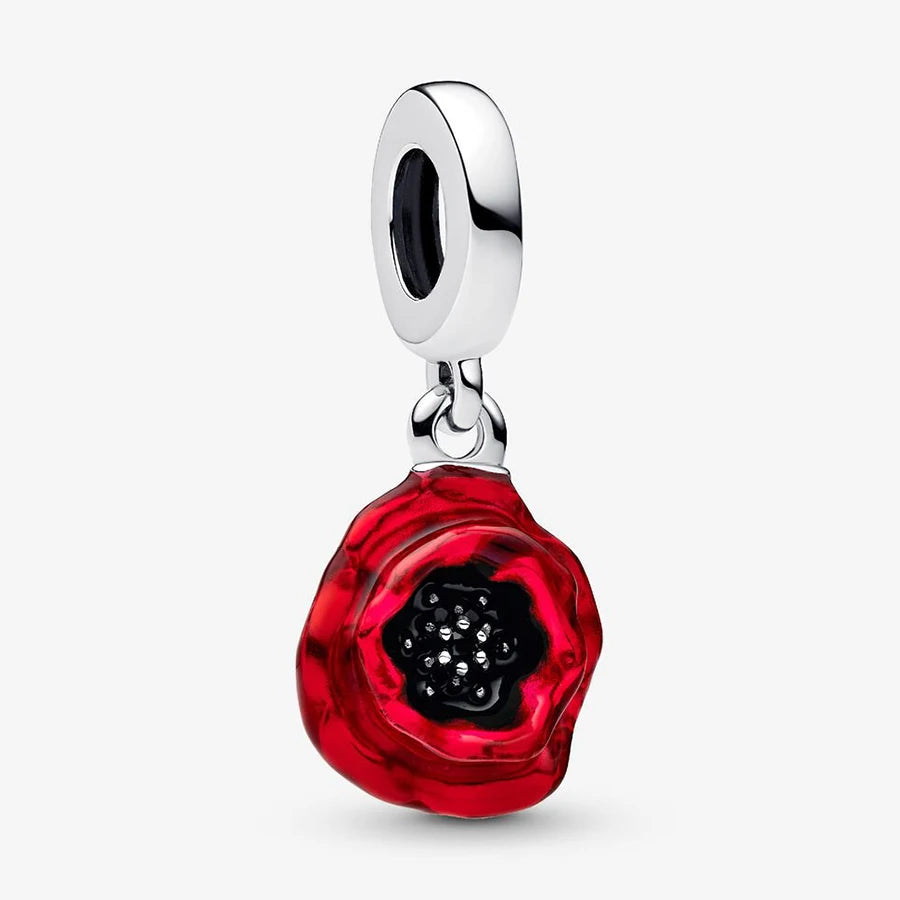 New 925 Silver Lucky Sparkling Love Cannibal Flower Beads Hot Selling Eternal Monster Gem Pendant Fashion DIY Charm Jewelry Gift