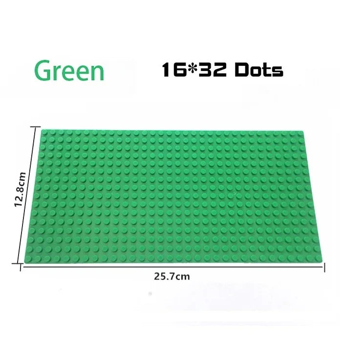 Classic Base Plates 32x32x16x16 Dots MOC DIY Plastic Bricks Baseplates City Dimensions Building Blocks Figures Construction Toys