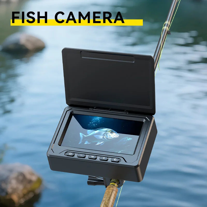 HD1080P Ice Fishing Camera 4.3 Inch LCD Ice Fishing Camera Underwater  1000TVL Portable Fish Depth Finder Water Gift for Men