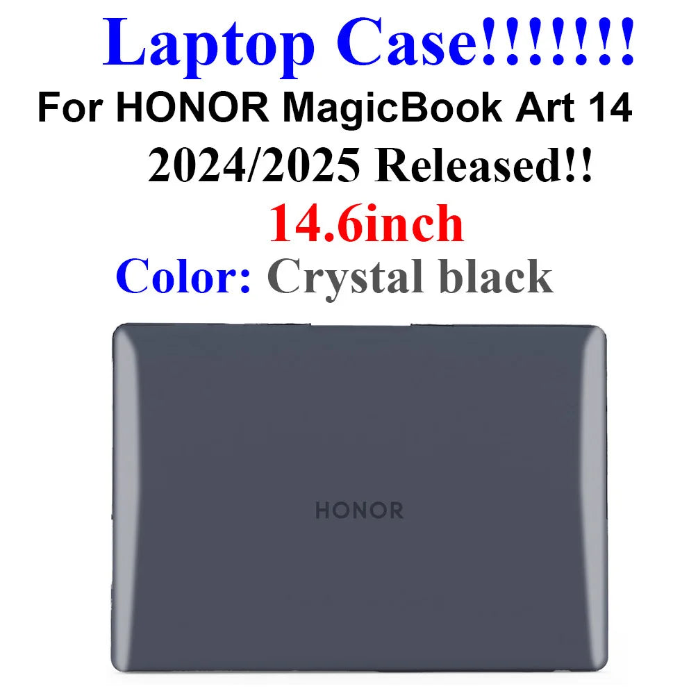 Laptop Case for HONOR MagicBook Art 14 2025 2024 14.6Inch Crystal & Matte PC Cover for MagicBook Art14 Protective Hard Shell