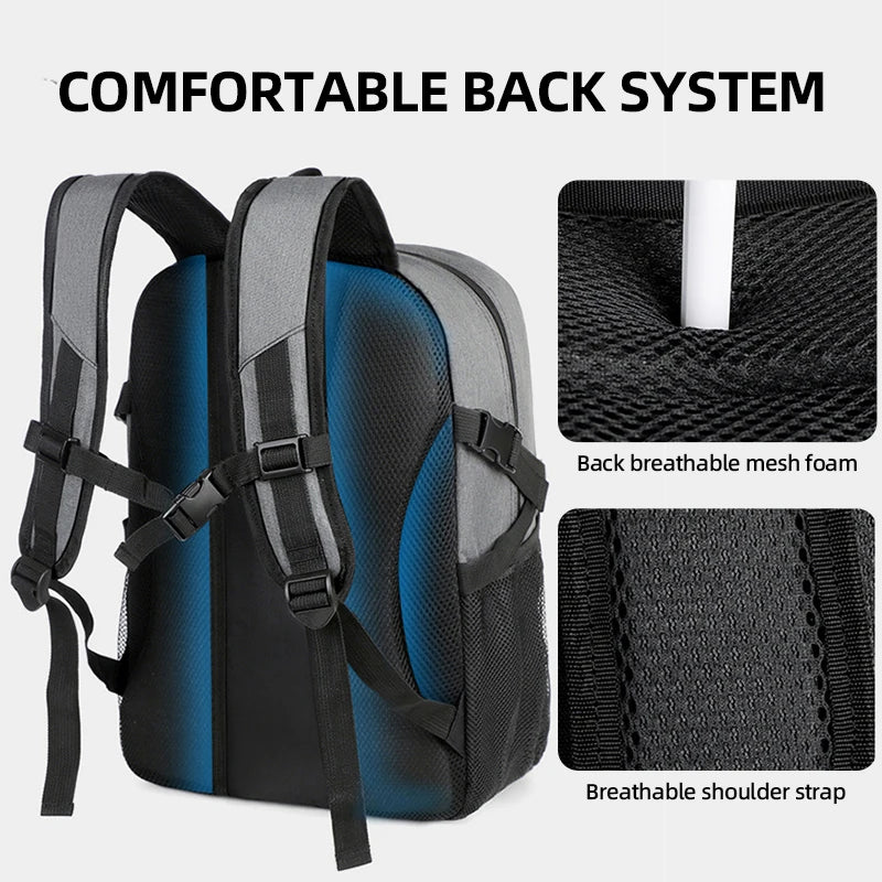Sports Basketball Backpack Commuting Hiking Trekking Camping Bag Shoes Pocket Outdoor Travel Soccer Gym Football Schoolbag
