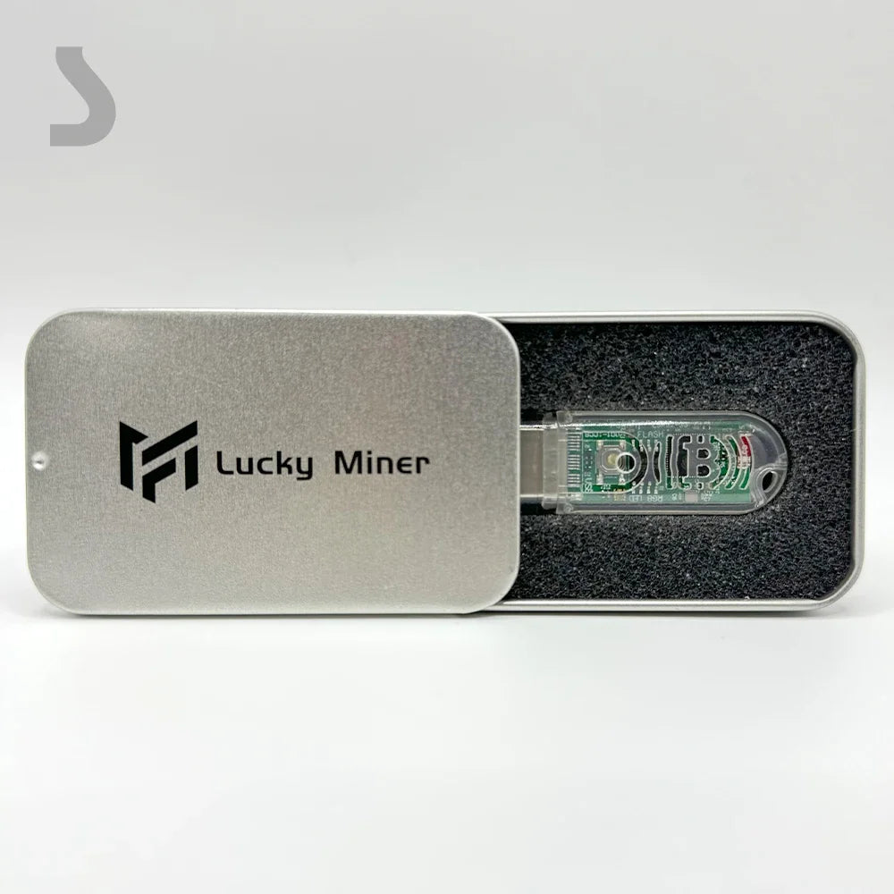 Lucky Miner LV03 Bitcoin Mining  Machine USB MINI ASIC Mining 74KH/S Crypto Mining Solo Miner Silent Miner Lottery Device
