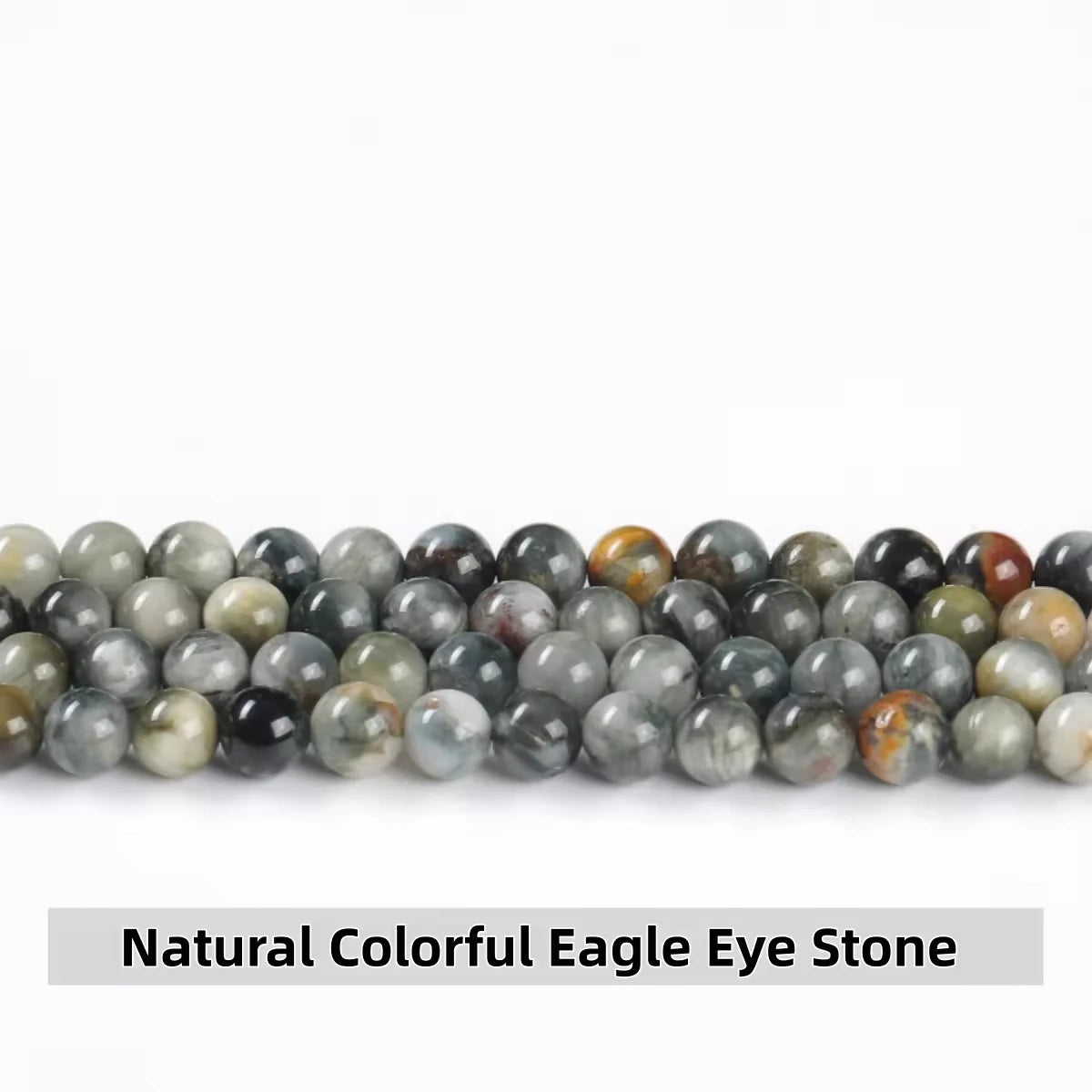 Natural Stone Yellow Red Blue Tiger's Eye Bead Round Loose Spacer Bead 4-12mm For Jewelry Making Diy Necklace Bracelet Accessoy