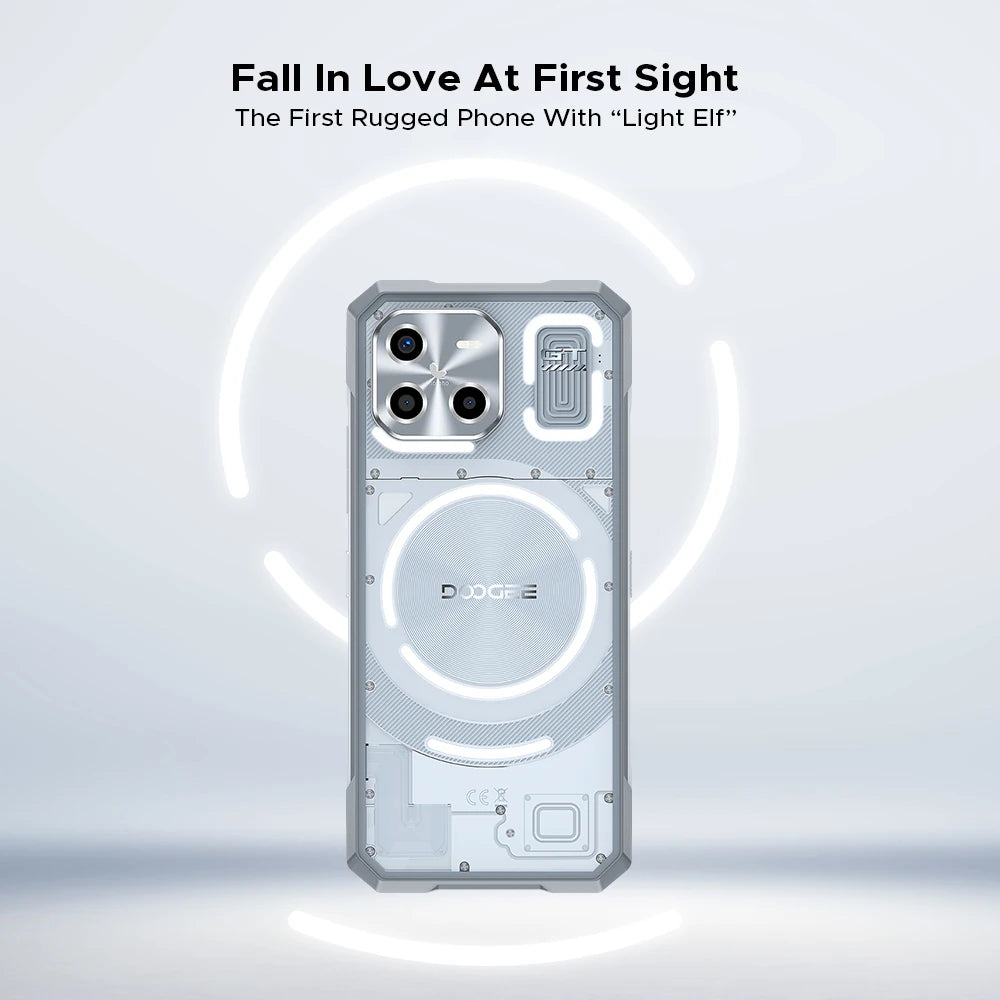 Global Version DOOGEE Blade GT Ultra 5G Rugged Phone Dimensity 7300 6.72" 16GB 512GB 10.5mm Ultra-thin Light Effect Cell Phone