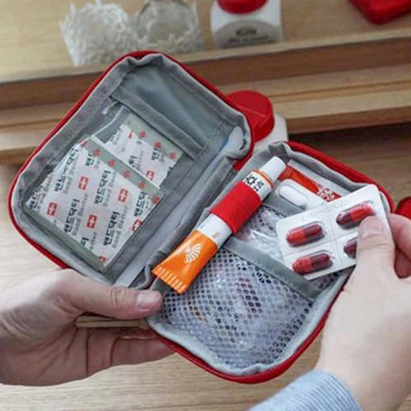 5 colors Mini Portable Travel First Aid Kit - Emergency Medicine Bag Storage Box for Outdoor Camping Survival Pouch medicine org