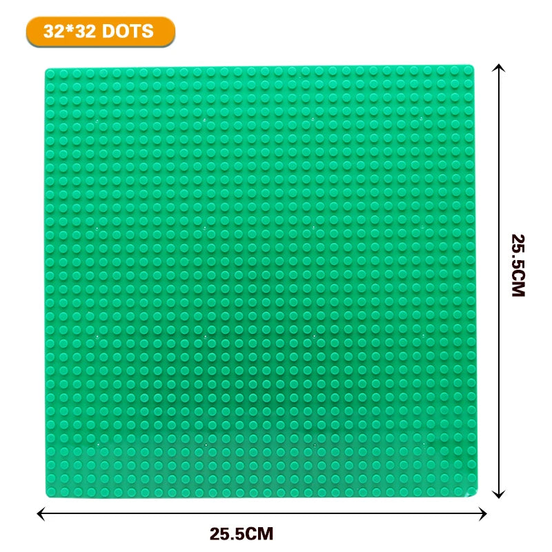 Classic Baseplate 32*32 16X32 16X16 Dots Building Blocks Bricks Base Plates DIY Plastic Board Building Blocks Construction Toys