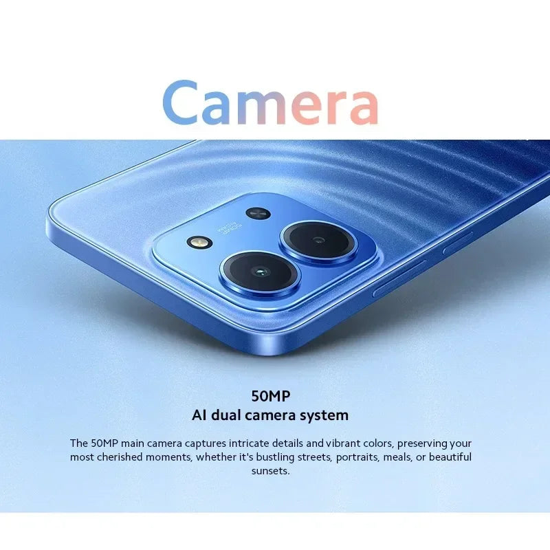 Global Version Xiaomi Redmi 15C MediaTek Helio G81-Ultra 50MP Main Camera 120Hz 6.9" Display 33W Charging 6000mAh Battery