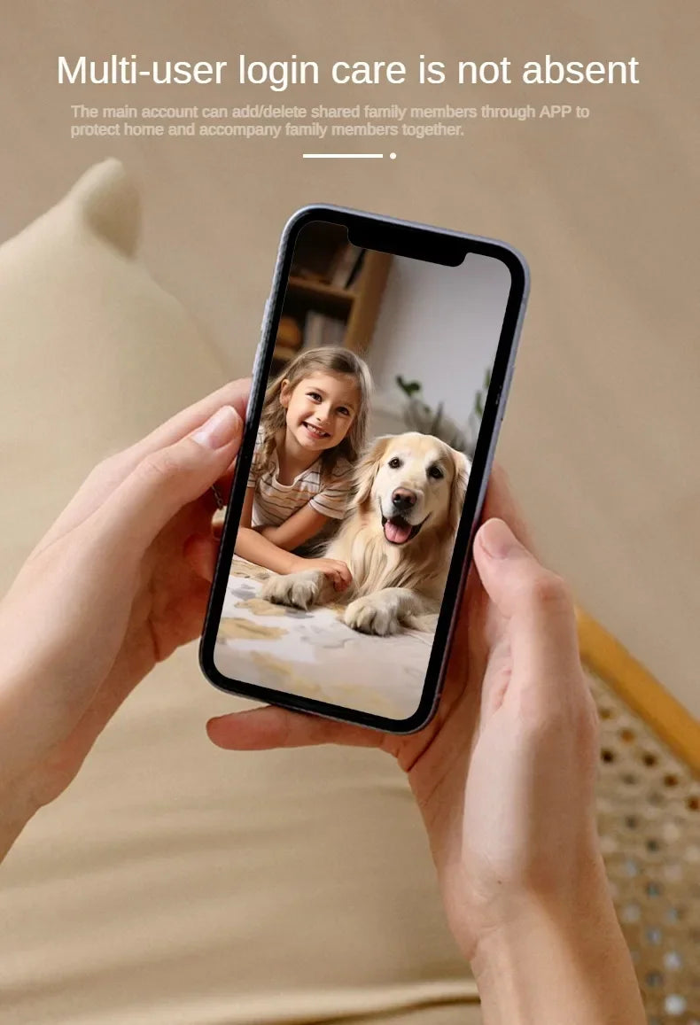 3MP HD WIFI Camera PTZ IP Security Protection Surveillance Camera Auto Tracking Baby Pets Monitor Smart Home Robot Cameras