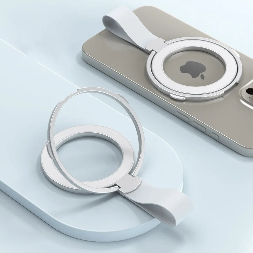 Cell Phone Ring Holder Stand Finger Grip Degree Rotation Kickstand Aluminium Alloy For Magsafe IPhone 16 15 14 13 12 Pro Max