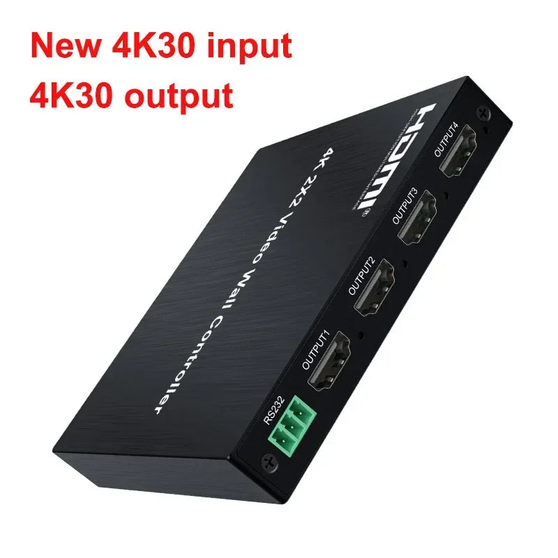4K 2x2 HDMI TV Wall Controller Multi Monitor Splicing Processor 1X2 1X4 1X3 2X1 3x1 4X1 Video Wall Stitching Box Screen Splicer