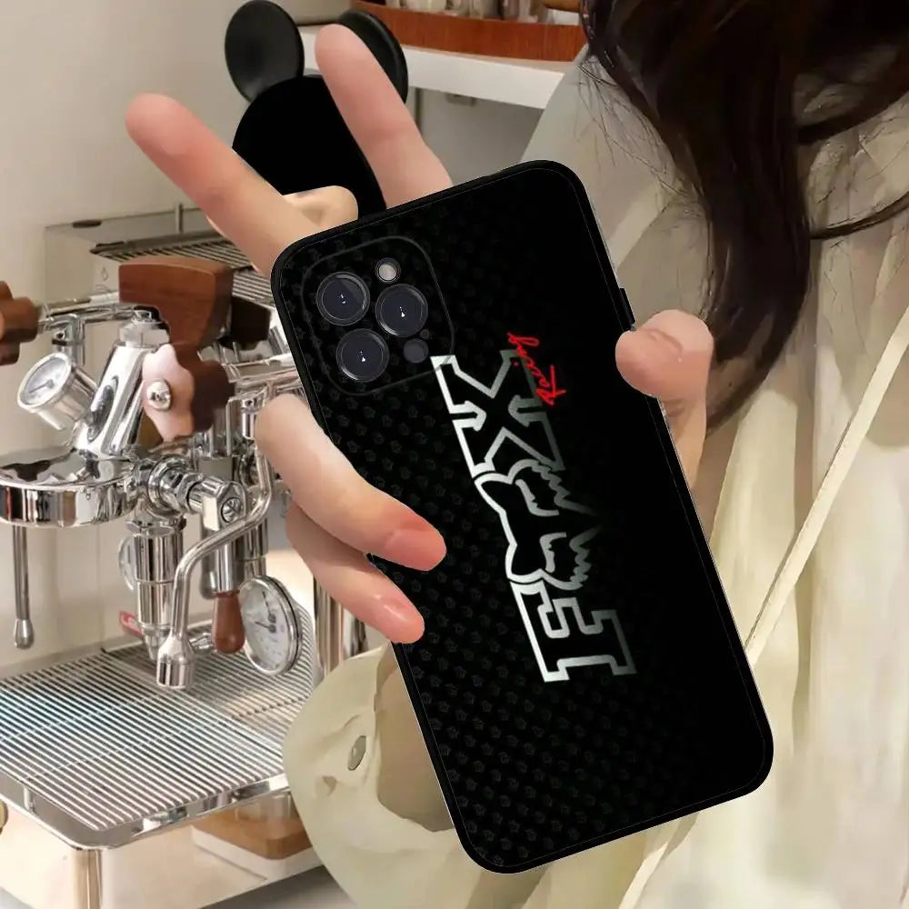 Motorcycle F-Foxes Soft Back Phone Cover Case For IPhone 17 16 Pro Max 15 12 11 16e 13 Mini 14 15 Plus