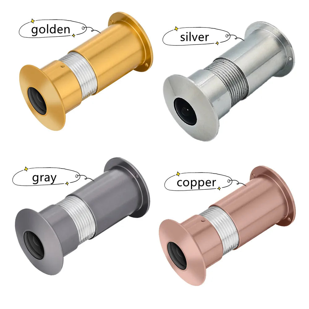 1.66mm Lens Door Eye Hole Wired IP Camera 1080P 170 Degree Wide Angle FishEye CCTV Security Mini Camera Audio TF Card Slot Onvif