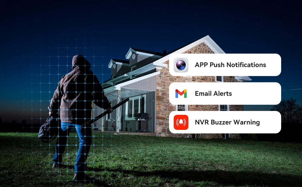 H.View 4K 8Ch Poe Nvr Cctv Security System H.265 Video Audio Recorder 8Mp Network Surveillance For Poe Ip Camera Onvif