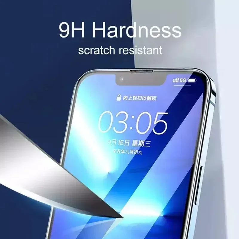 1-5PCS 9D Screen Protector Tempered Glass for IPhone 15 14 13 16 12 11 Pro Max Protective Glass for IPhone X XR XS Max 7 14 Plus