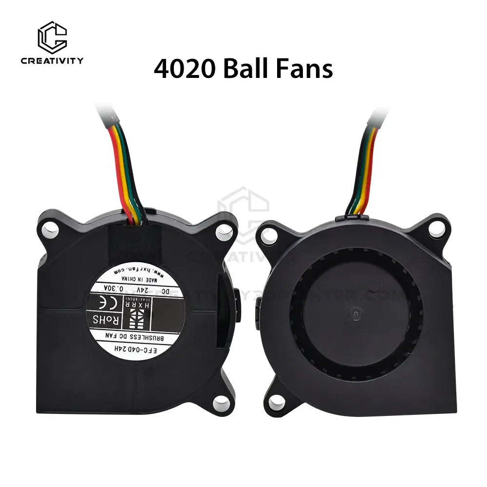 K1C/K1 MAX Fans 4020 Blower Fan DC 24V 3010 Axial Cooling Fan Extruder Hotend Heat Sink Fan for K1/K1C/K1 MAX 3D Printer