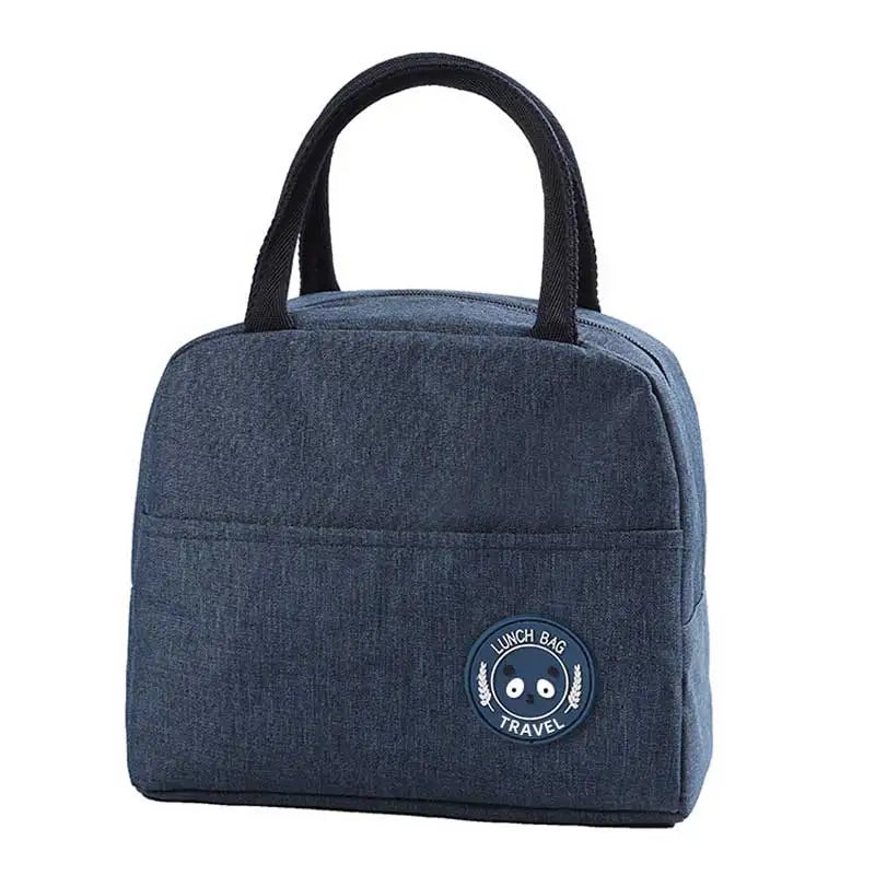 Handheld Insulated Bag Waterproof Fresh Aluminium Foil Bento Box Student Bento Bag Travel Home Storage Bag