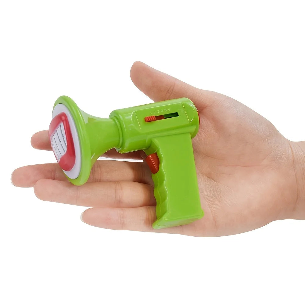 Mini Kids Voice Changer Toy Cosplay Voice Speaker with 6 Sound Effects Handheld Megaphone Trick Joke Toy for Kids Children