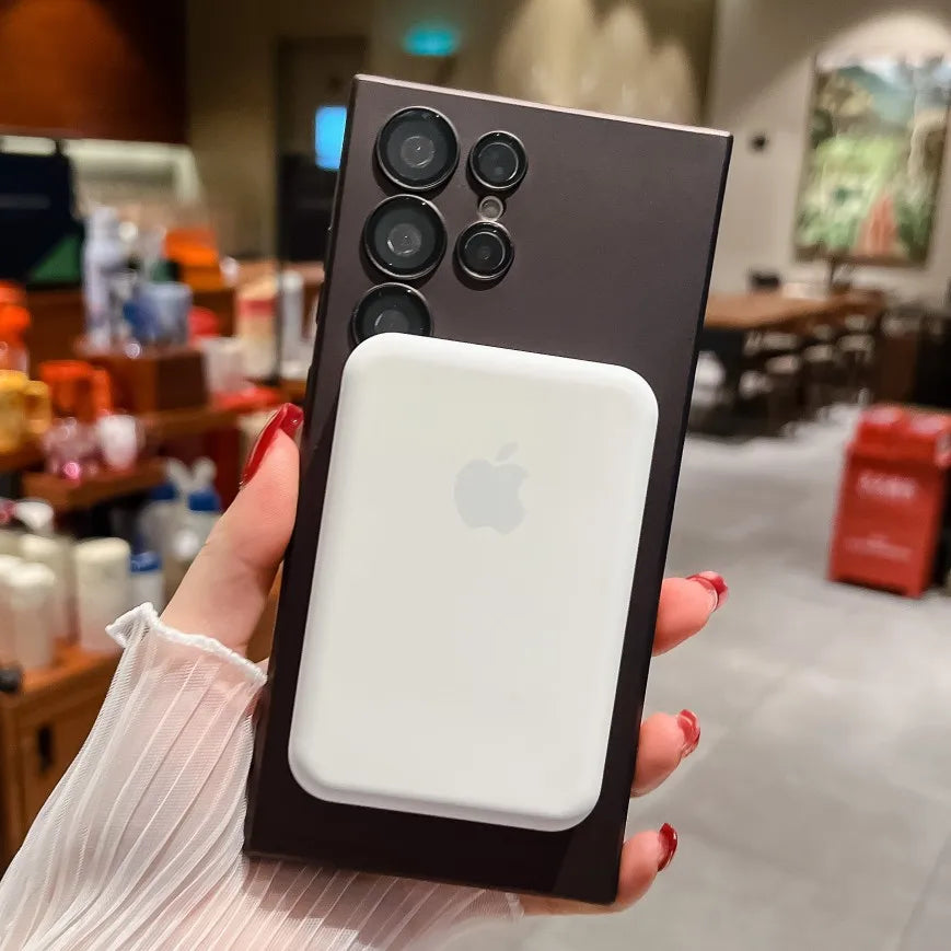 Original For Magsafe Magnetic Silicone Case For Samsung Galaxy S25 S23 S22 S21 S24 Ultra Plus Matte Cases Wireless Charge Cover