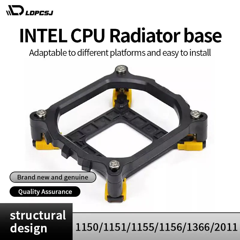 LDPCSJ Intel CPU heat sink base bracket suitable for 1150/1151/1155/1156/1366/2011