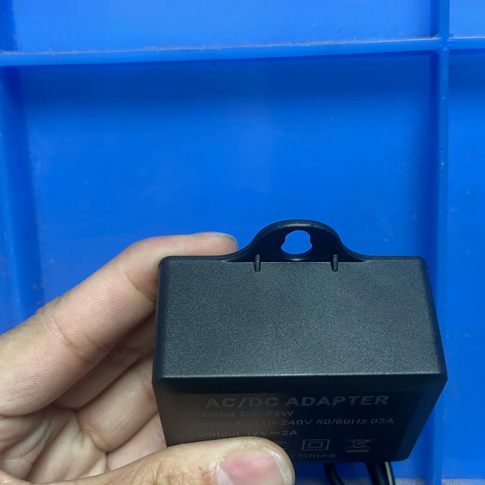 12V2A Waterproof IP66 For camera Power AC Outdoor 100V-240V Converter Adapter DC 2000mA LED Supply EU US Plug 5.5mm x 2.1-2.5mm