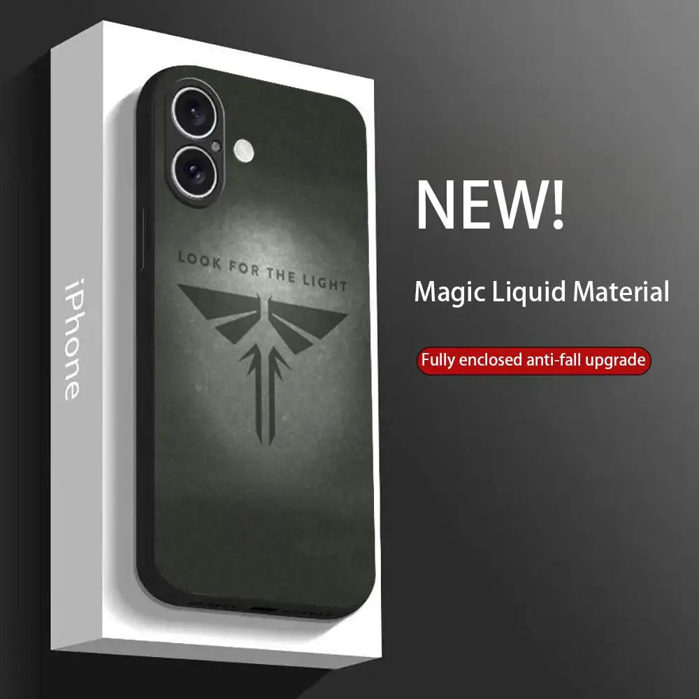 thelastofusES Phone Case For iPhone 16 15 14 13 12 11 X XR XS XSMAX 8 Plus Mini Pro Max Soft Black Phone Cover
