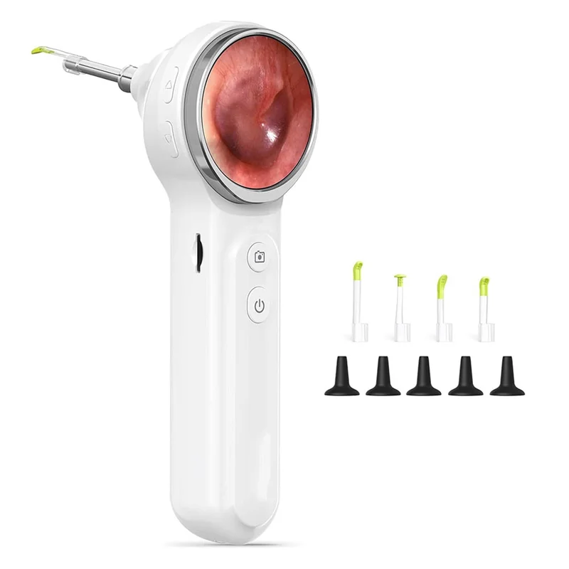 FORW-Digital Otoscope With Light, 1.85 In IPS Screen, 720P HD Video Ear Camera, Ear Wax Removal Tool